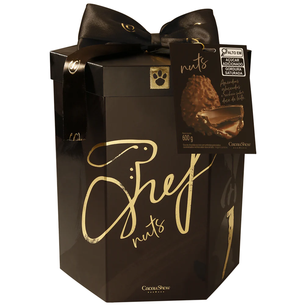 Ovo de Páscoa do Chef Nuts Recheado 600g