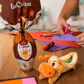 Ovo de Páscoa laCreme Kids ao Leite com Estojo 170g